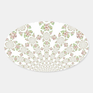 Unique Hakuna Matata Design: Serene Vibes Oval Sticker