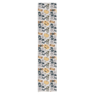 Unique halloween pattern short table runner