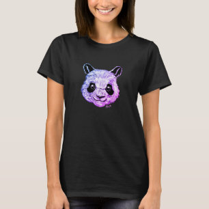 Unique Hand Painted Twilight Panda Women's T-shirt