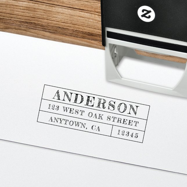 Unique Hand-Writing Return Address  Self-inking Stamp (Creator Uploaded)