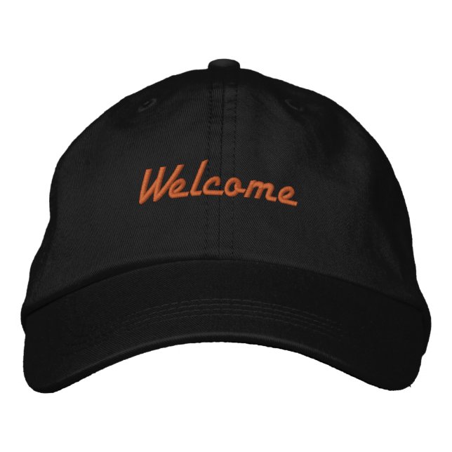 Unique Handsome Embroider Baseball Trucker-Hat Embroidered Hat (Front)