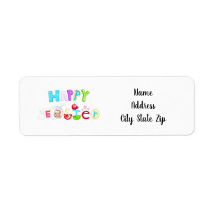 UNIQUE **HAPPY EASTER** *ADDRESS LABEL*