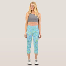 Unique high waisted yoga capris