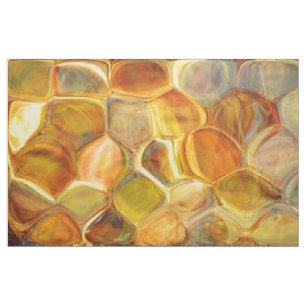 Unique Honeycomb Abstract Art Fabric