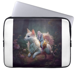 Unique horse riding girl  laptop sleeve