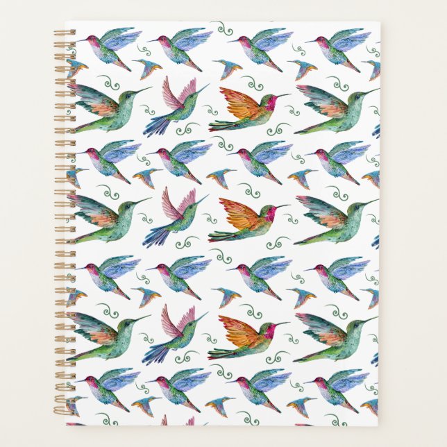 Unique Hummingbirds Planner Journal (Devant)