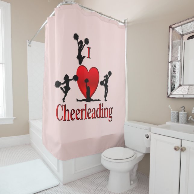 Unique I Heart Cheerleading pink (In Situ)