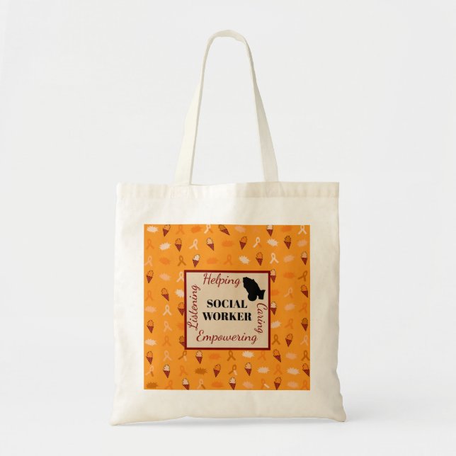 Unique Ice Cream Social Worker  Tote Bag (Front)
