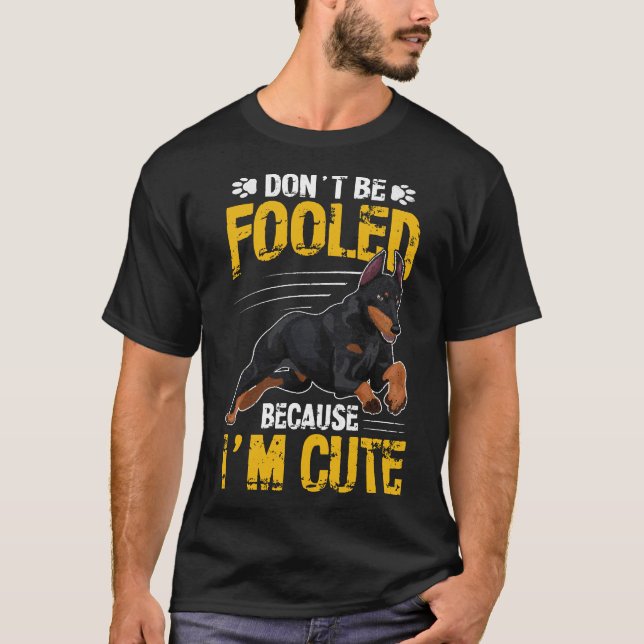 Unique Ideas For Dobie Doberman Dobe Mom Sayings   T-Shirt (Front)