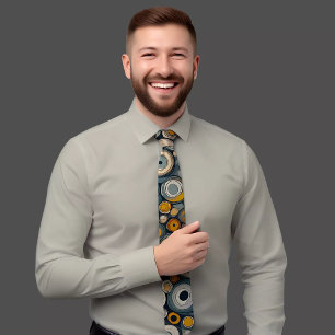 Unique Illustration Design Tie