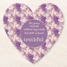 Unique in glam/purple floral