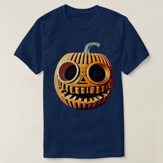 Unique Jack O Lantern T Halloween Pumpkin For Wome T-Shirt (Design Front)