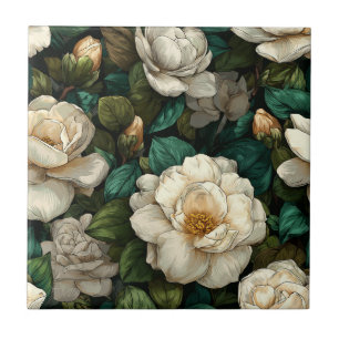 Unique Japanese Gardenias  iles  For Cozy Interior Tile