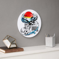 Unique Japanese Soccer Cat For Home, Office & Art 