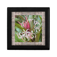 Unique Keepsake Box with Pink Spider Lily