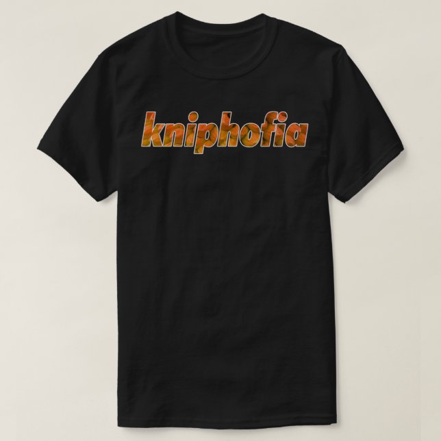 UNIQUE Kniphofia flower T-Shirt (Design Front)