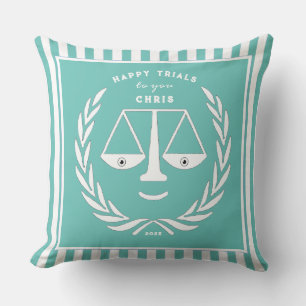 Unique Lawyer Gift Throw Pillow
