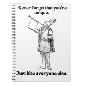 unique like everyone notebook