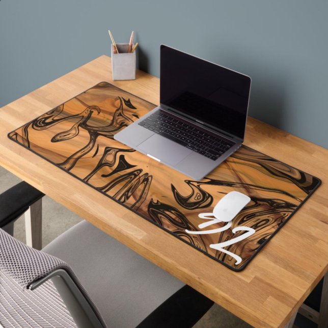 Unique liquide en marbre Brown Abstrait (Créateur téléchargé)