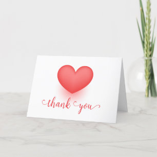 Unique Little Sweetheart Valentine Baby Shower Thank You Card