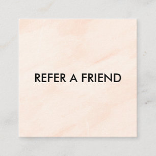Unique Luxury Silver Glitter Salon Referral Card
