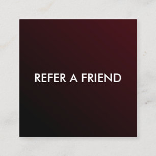 Unique Luxury Silver Glitter Salon Referral Card