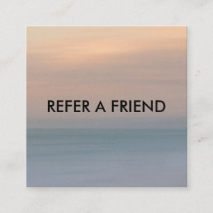 Unique Luxury Silver Glitter Salon Referral Card