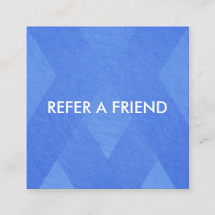 Unique Luxury Silver Glitter Salon Referral Card