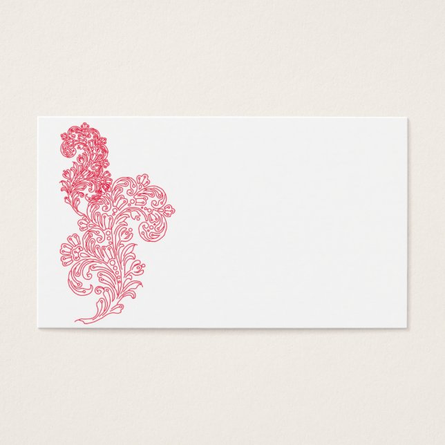 Unique magenta border template (Front)