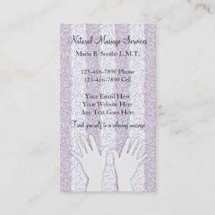 Unique Massage Business Cards