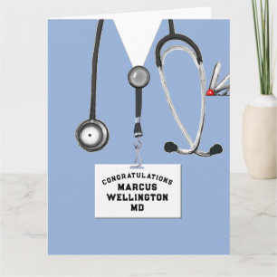 Unique Medical School Graduation Card
