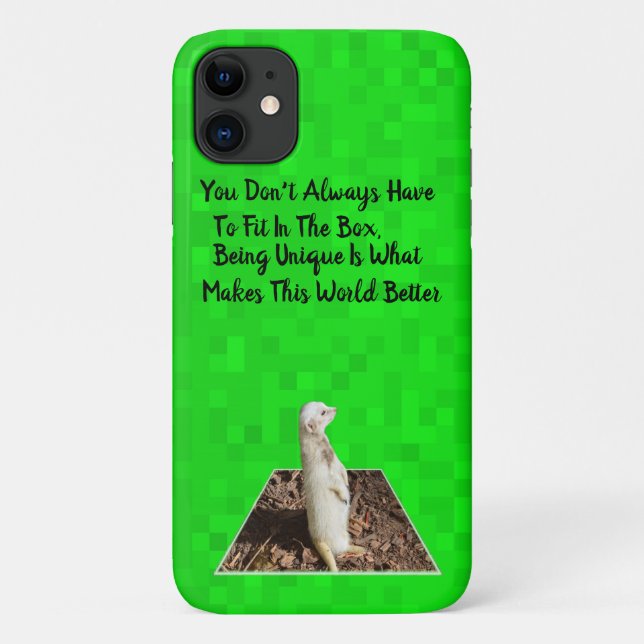Unique Meerkat Makes This World Better, Case-Mate iPhone Case (Back)