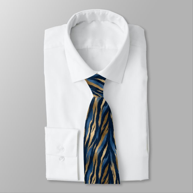 Unique Menswear Ties Exotic Print (Tied)