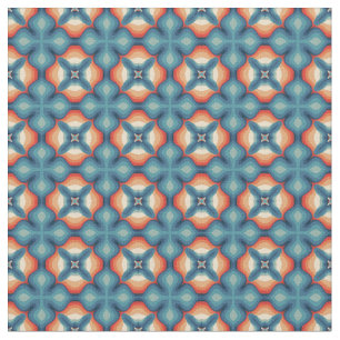 Unique Mid Century Mod Colorful Fabric