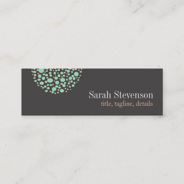Unique Mini Business Card (Front)