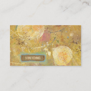 Unique modern art customize easy template eggshell business card