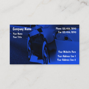 Unique Modern Automotive Business Card