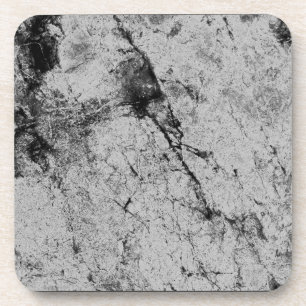 Unique Modern Black Grey Abstract Artwork Coaster