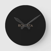 Unique Modern Black Grey Add Own Name