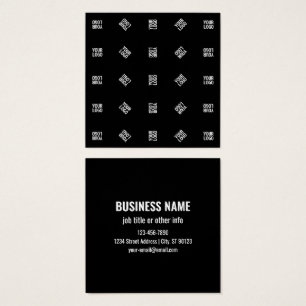 Unique Modern Logo Pattern Template   Black