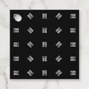 Unique Modern Logo Pattern Template Black Favour Tags