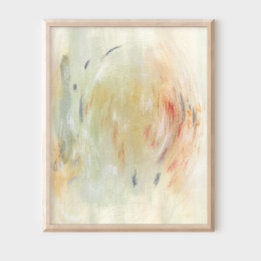 Unique modern minimalist abstract art Poster