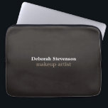 Unique Modern Mnimalist Grey Custom Laptop Sleeve<br><div class="desc">This design will be very useful for you. The best way to explain what you can do in your business.</div>