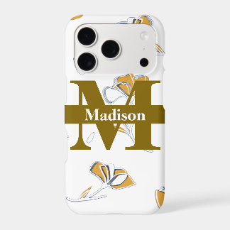 Unique Modern Monogram Initial Name Personalized