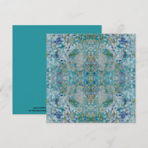 Unique Modern One Of A Kind Abstract Art Design Card