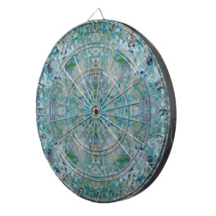 Unique Modern One Of A Kind Abstract Art Design Dartboard