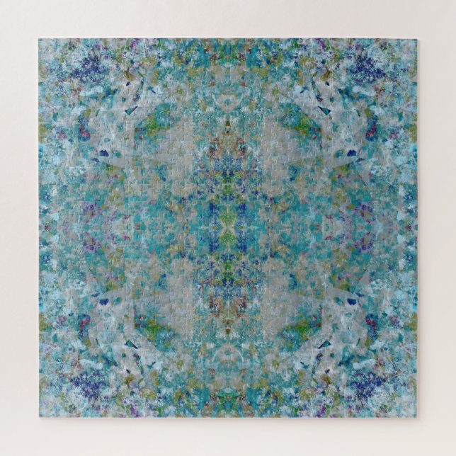 Unique Modern One Of A Kind Abstract Art Design Jigsaw Puzzle (Vertical)