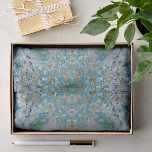 Unique Modern One Of A Kind Abstract Art Design Tissue Paper (Gift)