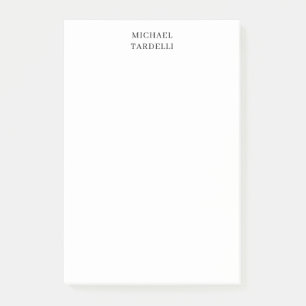 Unique Modern Plain Minimalist Post-it Notes