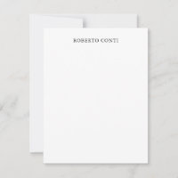 Unique Modern Plain Minimalist Your Name